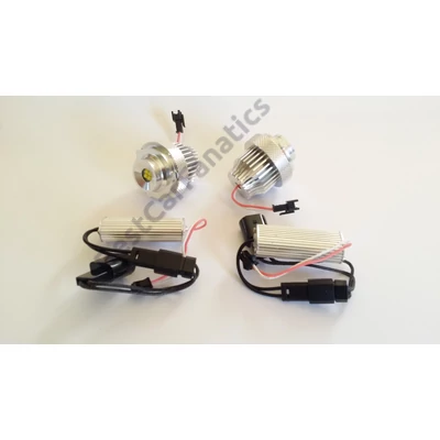 BMW E60 LCI H7 halogénlámpás CREE 20W SMD LED fehér angel eye fényforrás