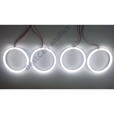 Univerzális 90mm 240SMD LED OPAL fehér angel eye szett