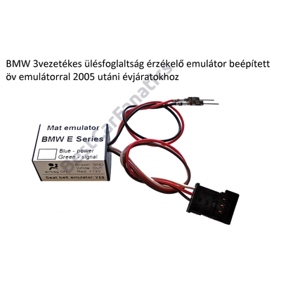 BMW 4pines ülésfoglaltság érzékelő emulátor + öv emulátor EU kivitelhez