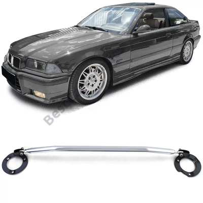 BMW E36 6hengeres benzineshez polírozott ALU toronymerevítő, ASC kipörgésgátló nélkülihez