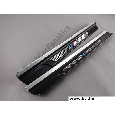 Gyári BMW E46 M coupe cabrio bal jobb fekete küszöbdísz szett 51477891929 51477891930