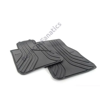 Gyári BMW F20 F21 F22 F23 F87 Allweather tépőzáras fekete első gumiszőnyeg szett 51472210208
