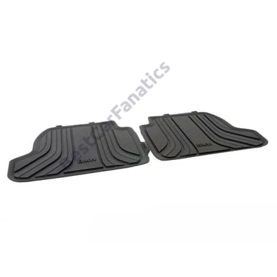 Gyári BMW F20 Allweather tépőzáras fekete hátsó gumiszőnyeg szett 51472210210