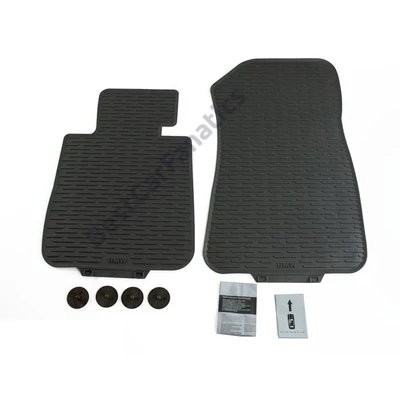 Gyári BMW E81 E82 E87 E88 Allweather tépőzáras fekete első gumiszőnyeg szett 51472239583