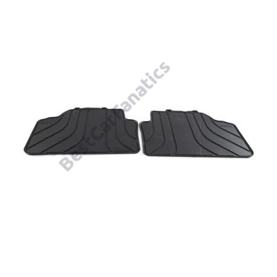 Gyári BMW E90 E91Allweather tépőzáras fekete hátsó gumiszőnyeg szett 51472336599