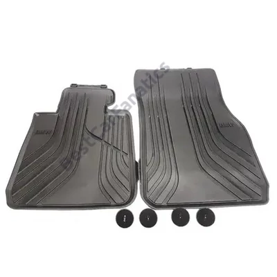 Gyári BMW F30 F31 F34 X-Drive Allweather tépőzáras fekete első gumiszőnyeg szett 51472339809