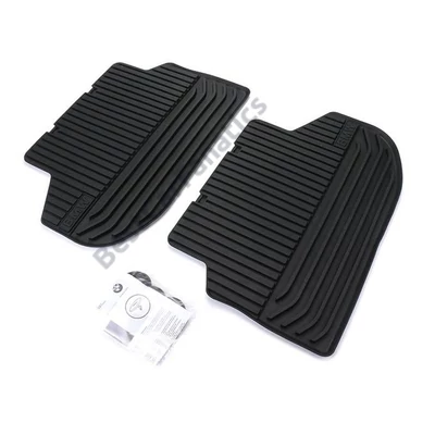 Gyári BMW F10 F11 2013-2018 Allweather tépőzáras fekete hátsó gumiszőnyeg szett 51472346785