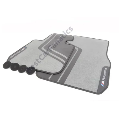 Gyári BMW F30 F31 F80 M Performance tépőzáras első szőnyeg szett 51472407303