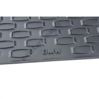 Gyári BMW E60 E61 Allweather tépőzáras fekete hátsó gumiszőnyeg szett 51472409274