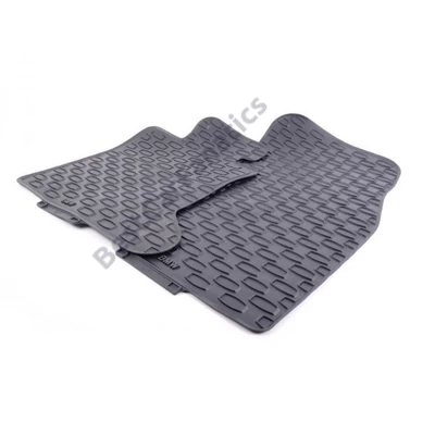 Gyári BMW E60 E61 Allweather tépőzáras fekete első gumiszőnyeg szett 51472409278
