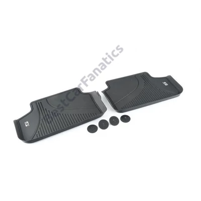 Gyári BMW G30 G31 Floor Liner tépőzáras fekete hátsó hótálca szett 51472446336