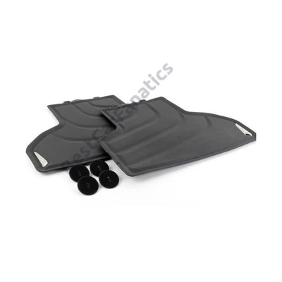 Gyári BMW F15 X5 Allweather tépőzáras fekete hátsó gumiszőnyeg szett 51472458440