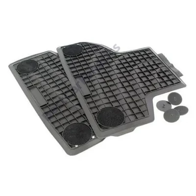 Gyári BMW F15 X5 Allweather tépőzáras fekete hátsó gumiszőnyeg szett 51472458440