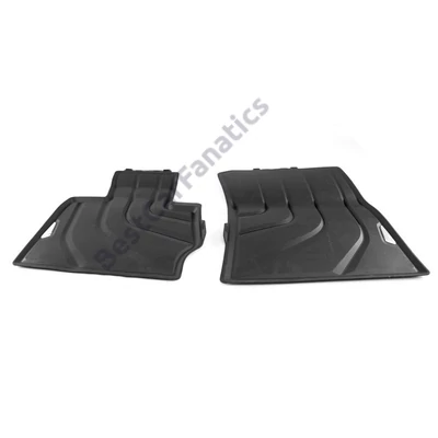 Gyári BMW F25 X3 F26 X4 Allweather tépőzáras fekete első gumiszőnyeg szett 51472458442
