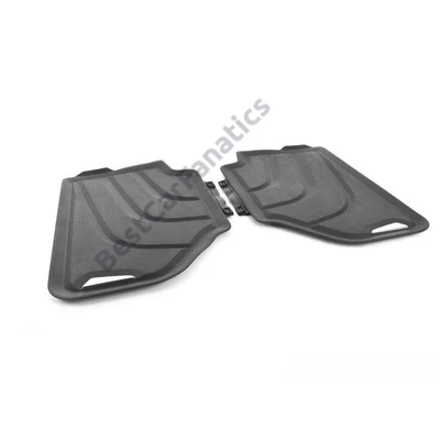 Gyári BMW F25 X3 F26 X4 Allweather tépőzáras fekete hátsó gumiszőnyeg szett 51472458443