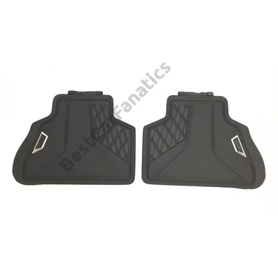 Gyári BMW G05 X5 Allweather tépőzáras fekete hátsó gumiszőnyeg szett 51472458552