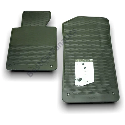 Gyári BMW E46 Allweather patentos fekete első gumiszőnyeg szett 82559408540