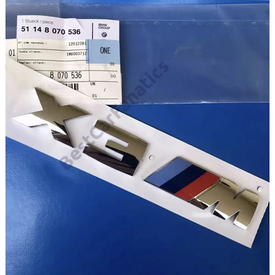 Gyári BMW G01 F97 "X3M" csomagtartó felirat 51148070536