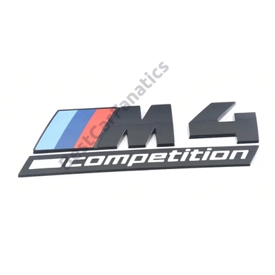 Gyári BMW G82 M4 Competition fekete csomagtartó embléma 51148084165