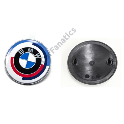 Gyári BMW 50 Yahre 82mm-es csomagtartó - motorháztető embléma 51148087192