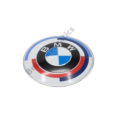 Gyári BMW 50 Yahre 82mm-es motorháztető - csomagtartó embléma 51148087194