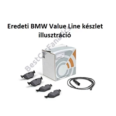 Gyári BMW E39 limousine Value Line hátsó fékbetét szett kopásjelzővel 34212157591