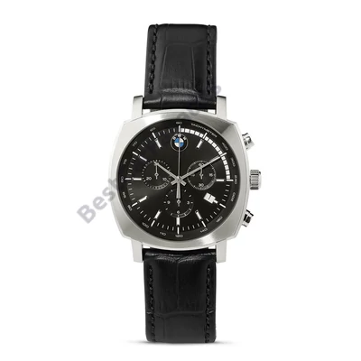 Gyári BMW unisex cronograph bőrszíjas karóra 80262406690