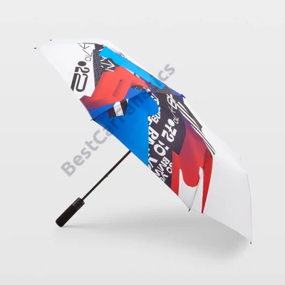 Gyári BMW M Motorsport 2022 fehér Grafik automata táska esernyő 80232864012