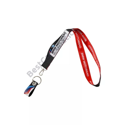 Gyári BMW Motorrad M Motorsport motoros kulcstartó - nyakbaakasztó nyakpánt 76618546729