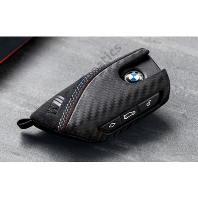 Gyári BMW M Performance alcantara - carbon kulcstartó - kulcstok 82295A56C32
