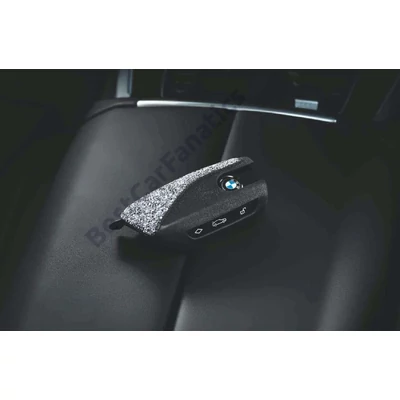 Gyári BMW Crystal - bőr kulcstartó - kulcstok 82295A56C37
