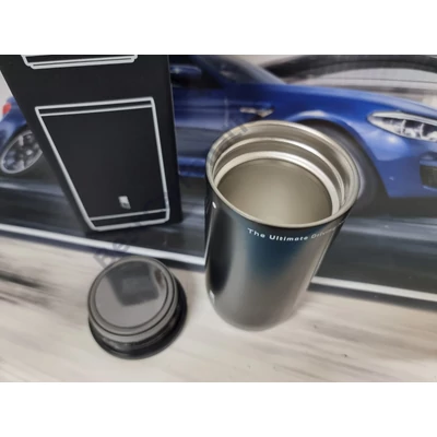 Gyári BMW M 2025 fekete rozsdamentes acél termosz - bögre 80235B5F628