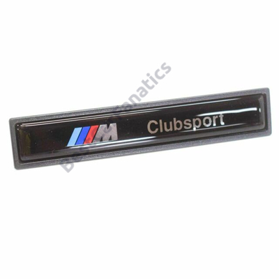 Gyári BMW E36 vastag M3 díszléchez M Clubsport embléma 51132495560