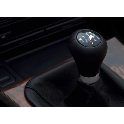 Gyári BMW M ZHP 6sebességes bőr short shifter váltókar 25117896886