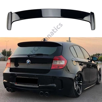 BMW E81 E87 lakkozott fekete hátsó ablak spoiler