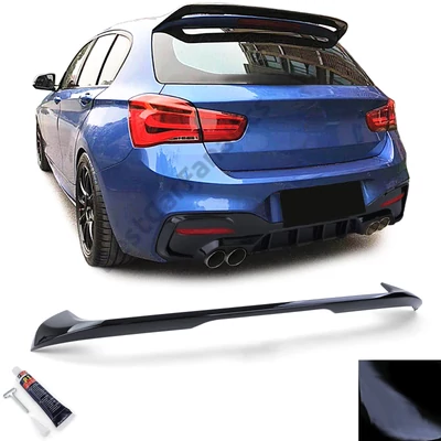 BMW F20 F21 2015-2019 lakkozott fekete hátsó ablak / tető spoiler
