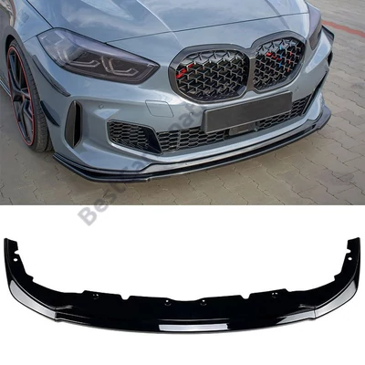 BMW F40 F41 M-packet F1 stílusú ABS műanyag lakkozott fekete 3részes koptató lippe