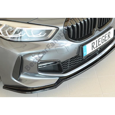 BMW F40 F41 M-packet Rieger ABS műanyag lakkozott fekete koptató lippe