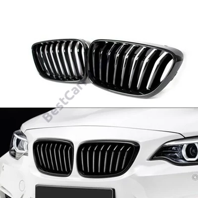 BMW F22 coupe F23 cabrio lakkozott fekete vese