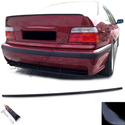 BMW E36 sedan M3 stílusú ABS műanyag lakkozott fekete csomagtartó spoiler