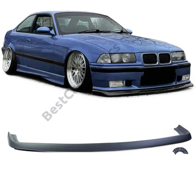 BMW E36 M3 lökhárítóra matt fekete nagy lippe koptató