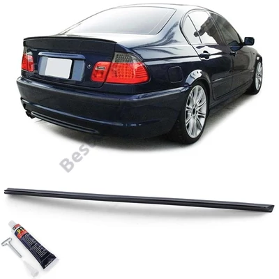BMW E46 sedan M3 stílusú ABS műanyag lakkozott fekete csomagtartó spoiler
