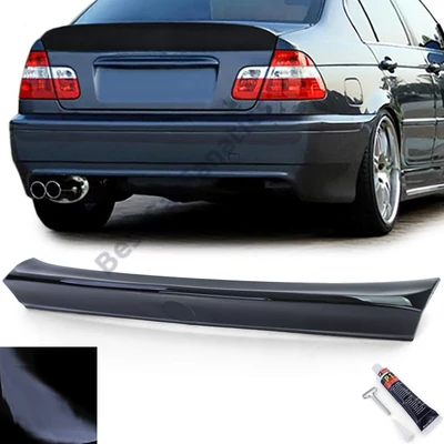 BMW E46 limousine CSL stílusú lakk fekete Ducktail csomagtartó spoiler toldat