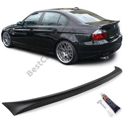 BMW E90 limousine CSL stílusú fekete csomagtartó spoiler