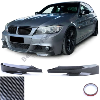 BMW E90 E91 2008-2011 ABS utángyártott carbon look koptató pár M-packet lökhárítóra