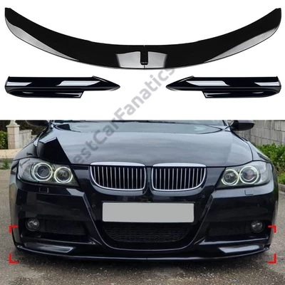 BMW E90 E91 2005-2008 ABS utángyártott lakk fekete koptató szett M-packet lökhárítóra