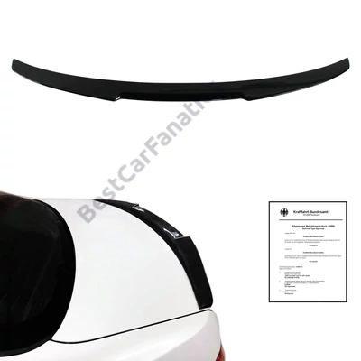 BMW E92 coupe CS stílusú lakkozott fekete csomagtartó spoiler