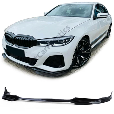 BMW G20 M-packet Performance stílusú utángyártott műanyag lakkozott fekete koptató lippe