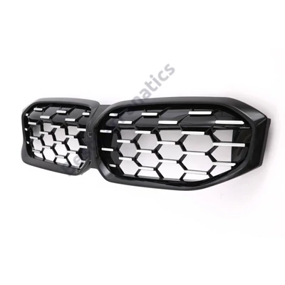 BMW G20 G21 LCI 2022- króm - lakkozott fekete Gyémánt stílusú vese