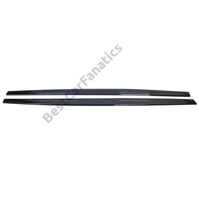 BMW F32 F33 F36 M Performance stílusú lakkozott fekete alsó küszöb spoiler szett